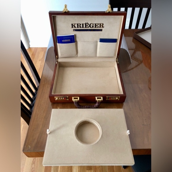 Vintage Authentic Krieger Watch Box Briefcase Only - Picture 6 of 10